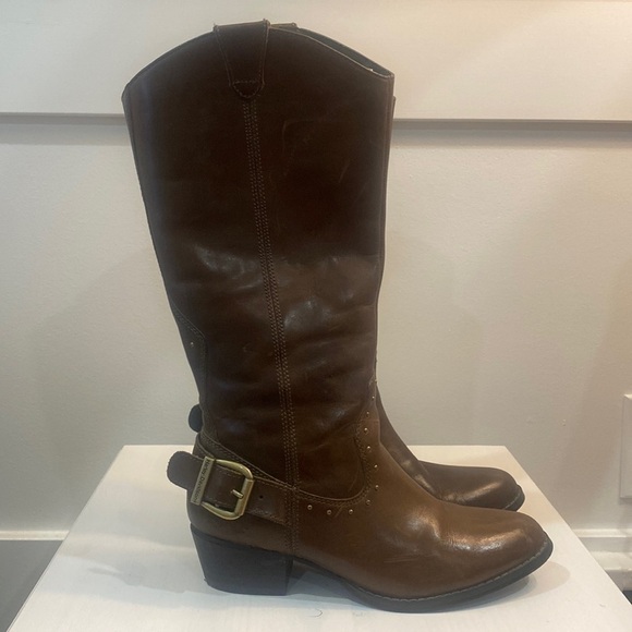 Harley Davidson Brown Western Heel Boots - Picture 1 of 16